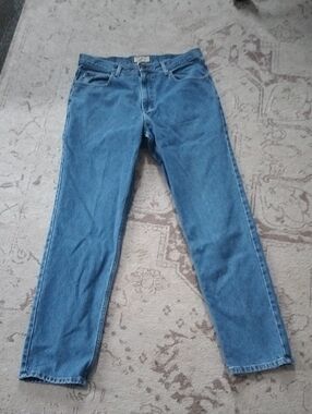 L.L. Bean Men's CLASSIC Fit Straight Blue Denim Jeans 34/32